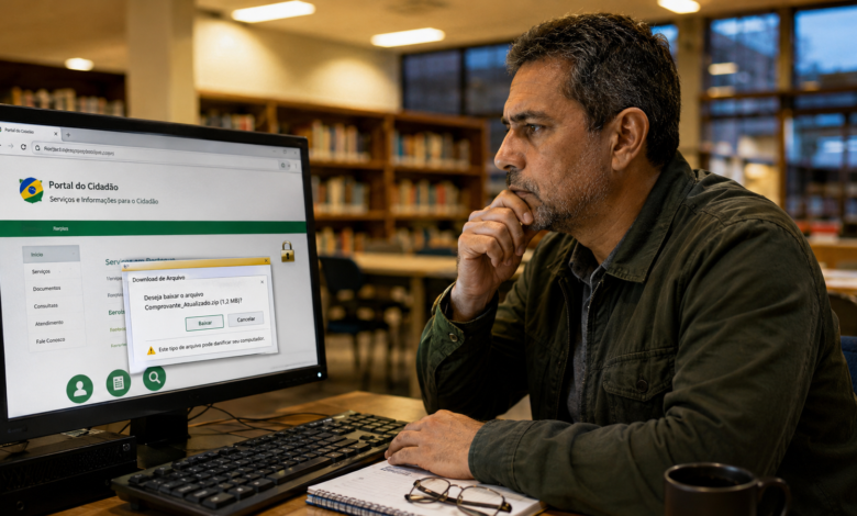 Site com aparência gov.br pode esconder malware, roubar senhas e capturar dados pessoais. Saiba como identificar o golpe.