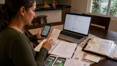 Organizando documentos e registrando ocorrências