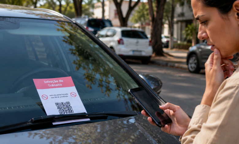 QR Code em falso aviso de multa pode levar motoristas a golpes digitais